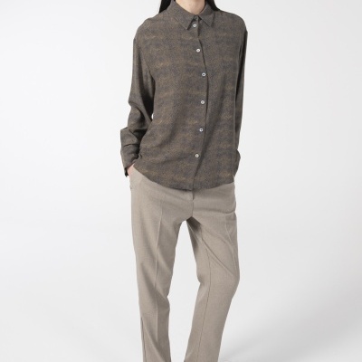 BLUSA PRINT ANIMAL BICOLOR ANA SOUSA