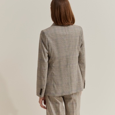 Blazer com padrão xadrez Lion of Porches