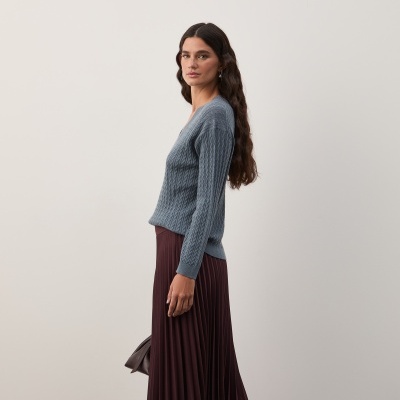 Camisola malha entrançada Decenio