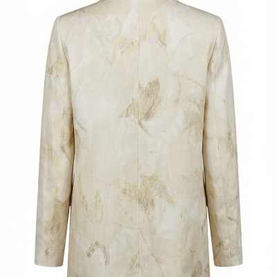 Blazer reto estampado Scripta