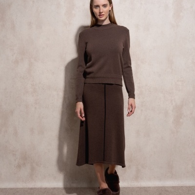 Camisola de malha com decote redondo SMF