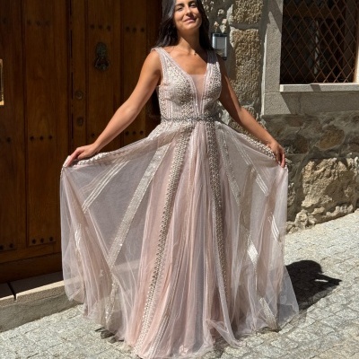 Vestido cerimónia longo Carla Ruiz