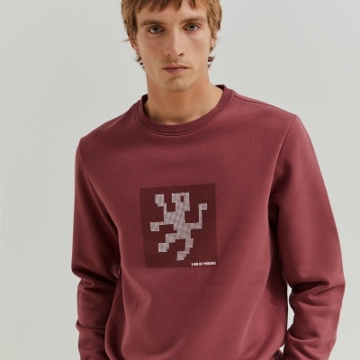 Sweat decote redondo Lion of Porches