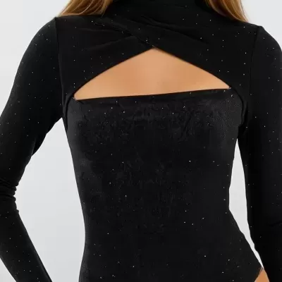 Body Aveludado com Microbrilhos Sahoco