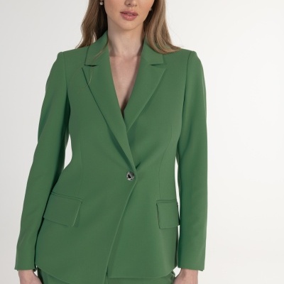 Blazer de gola com lapela  Ana Sousa