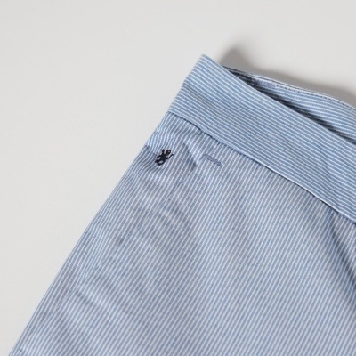 Calças chino slim fit padrão de riscas Lion of Porches