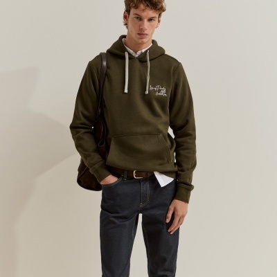 Sweater com capuz Lion of Porches