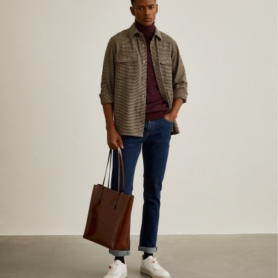 Calças denim slim fit Lion of Porches