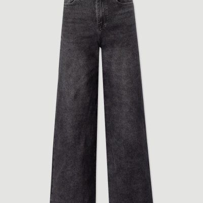 Jeans wide leg em algodão Ferrache