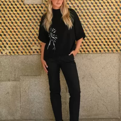 Camisola malha com pormenor Spaccio by Cristina