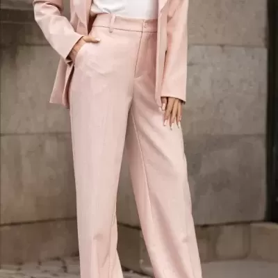 Calças de Alfaiataria de Corte Reto  Spaccio by Cristina