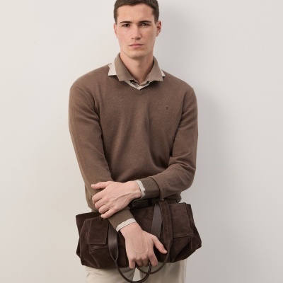 Pullover em algodão e caxemira Decenio