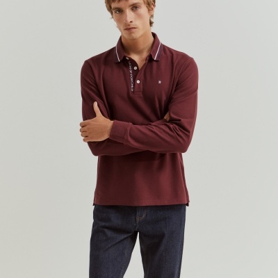 Polo de manga comprida Lion of Porches