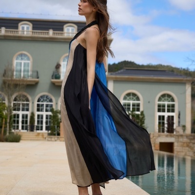 Vestido longo Senso Bridget Swallow