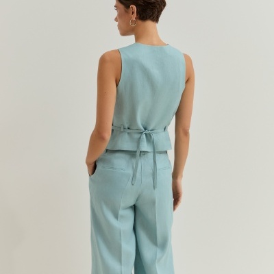 Colete em linho Lion of Porches