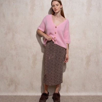 Saia midi brilhante SMF