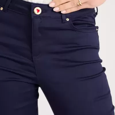 Calça skinny de cintura alta Naf Naf