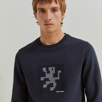 Sweat decote redondo Lion of Porches