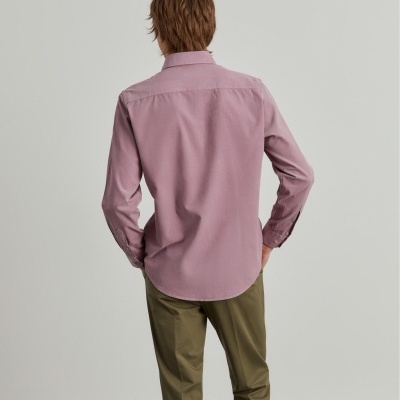 Camisa slim fit de bombazine Lion of Porches