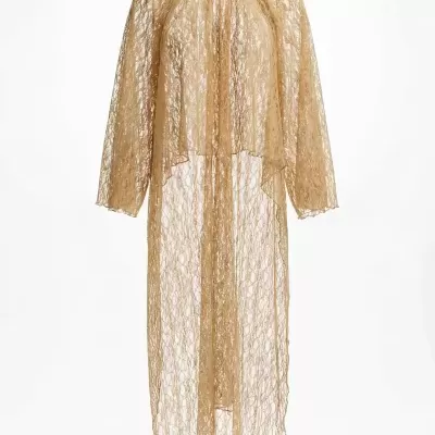 Túnica Semitransparente de Renda Sahoco