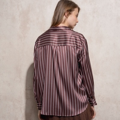 Túnica riscas acetinada SMF