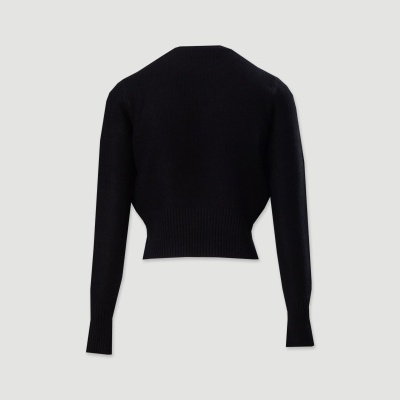 Camisola de malha curta com gola redonda Ferrache