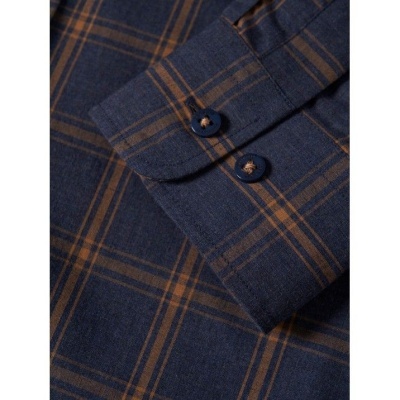 Camisa regular fit com padrão xadrez Decenio