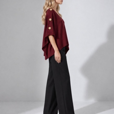 Camisola de malha com aplicações SMF