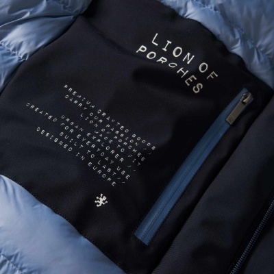 Parka acolchoada com capuz Lion of Porches