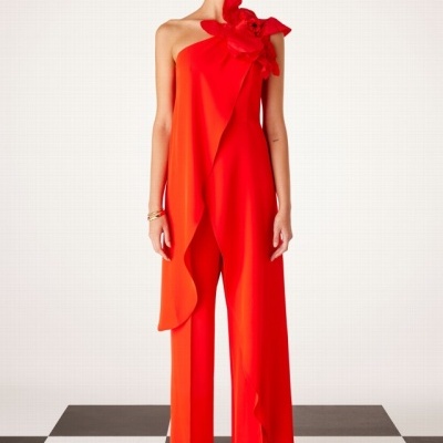 MACACÃO ASSIMÉTRICO FLOR CARLA RUIZ