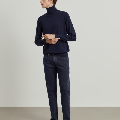 Calças denim regular fit Lion of Porches