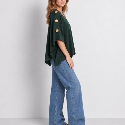 Camisola de malha com aplicações SMF