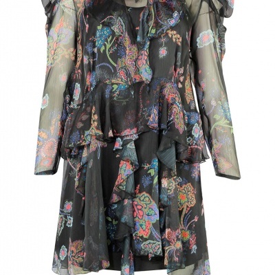 VESTIDO FOLHOS SAHOCO