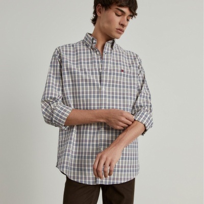 Camisa xadrez regular fit Lion of Porches