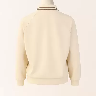 Sweater de Malha de Gola Polo Sahoco