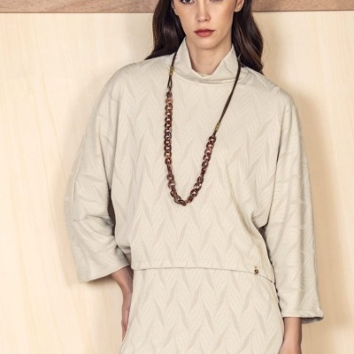 Vestido combinado Scusi