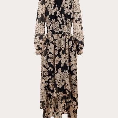 VESTIDO FLORAL FLUIDO  NAF NAF