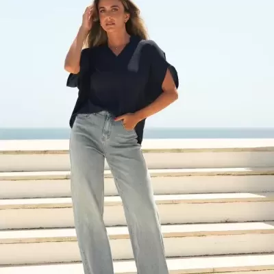 Jeans Wide Leg Spaccio by Cristina