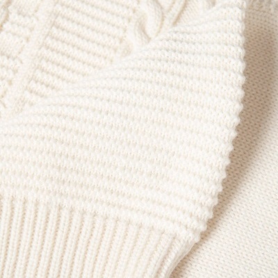 Camisola Gola Alta em Malha Entrançada Lion of Porches