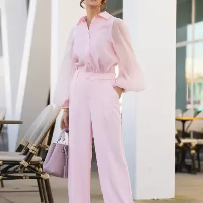 Blusa com Mangas abaloadas SPACCIO by Cristina