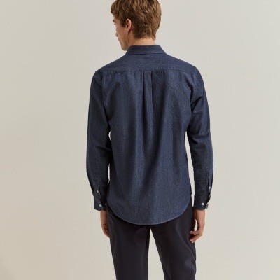 Camisa de ganga regular fit Lion of Porches