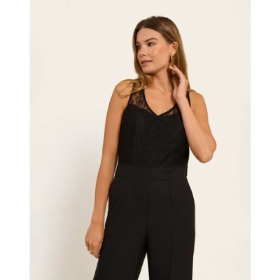 Macacão Kelly Preto Naf Naf