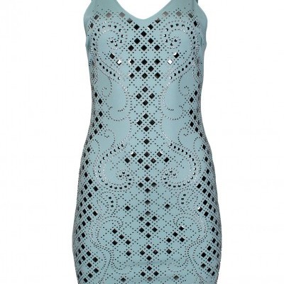 VESTIDO JUSTO COM BRILHO Sahoco