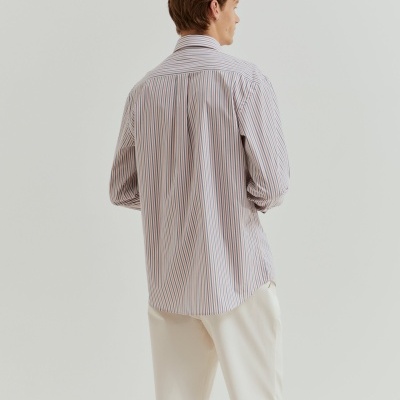 Camisa regular fit às riscas Lion Of Porches