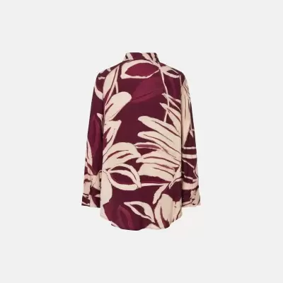 Blusa fluída estampada Scripta