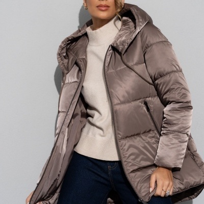 Parka acolchoada com capuz Ferrache