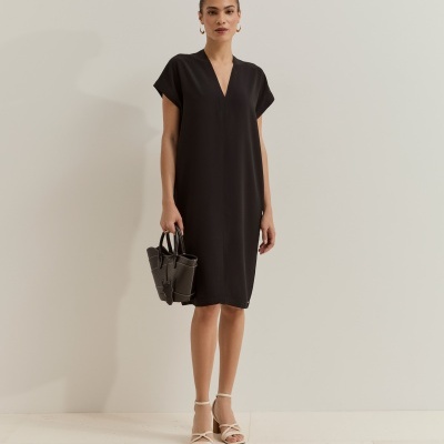 Vestido com corte recto Lion of Porches