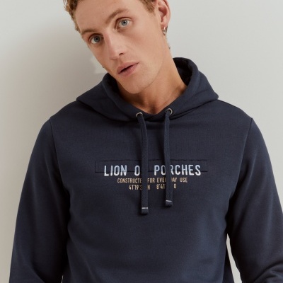 Sweatshirt Lion of Porches com capuz