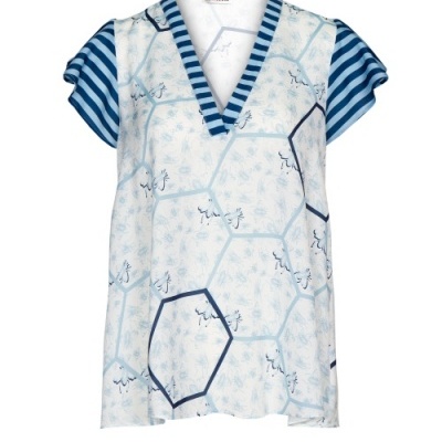 Túnica manga curta Ana Sousa