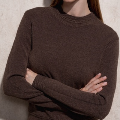 Camisola de malha com decote redondo SMF